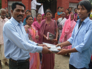 Providing Nepalese Bibles, distributed by indigenous ministers.