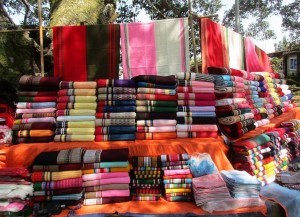 Cloth brought to market