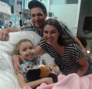 May 5, 2019  Angelia, Josh, Rachel happy breathing tube taken out.